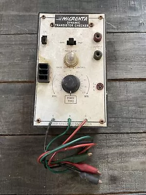 Vintage Micronta  Dynamic Transistor Checker • $8