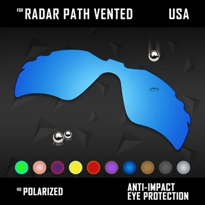 $12.75 • Buy Anti Scratch Polarized Replacement Lenses For-Oakley Radar Path Vented Options