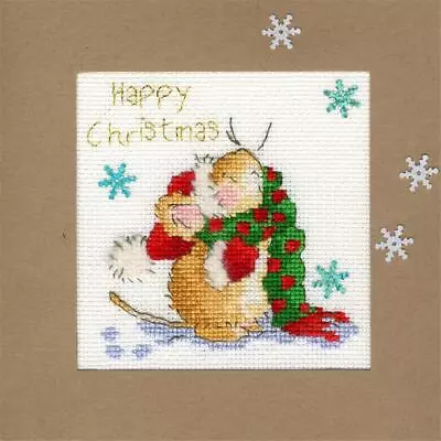 Bothy Threads Greating Card Counted Cross Stitch Kit  Counting Snowflakes  10x1 • $17.33