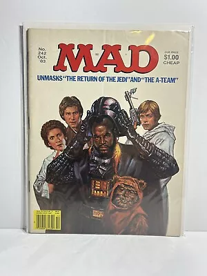 Mad Magazine No.242 October 1983 -Mr. T - Star Wars Return Of The Jedi- A-Team • $13.99