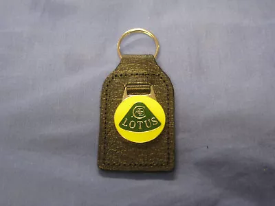  LOTUS ENAMEL KEY RING  FOB   GREEN YELLOW         .Bive. • $9.89