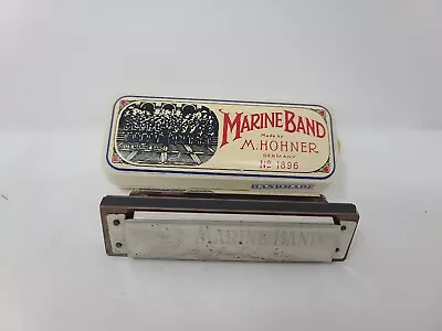 Vintage Marine Band No. 1896 Harmonica Made In Germany By M. Hohner With Box • $20.99