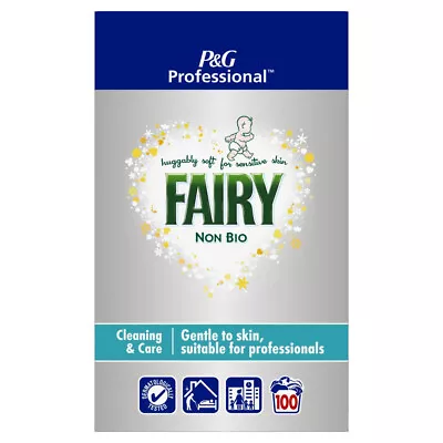 Fairy Professional Non-Bio Washing Powder 100 Wash 6Kg Laundry Fragrance Cloths • £35.20
