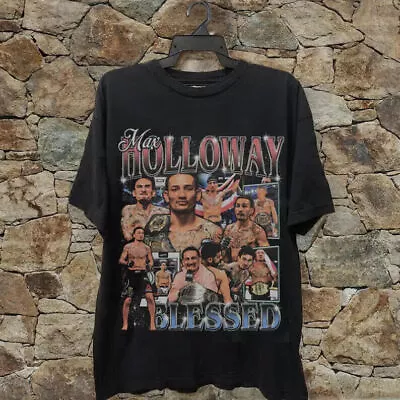 BEST SALE!!! Max Holloway Retro Shirt Vintage Graphic Unisex T-Shirt S-5XL • $19.99