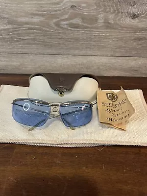 Vintage 1960’s Renauld Of France Sunglasses Wire Wrap Around Frame • $848.37