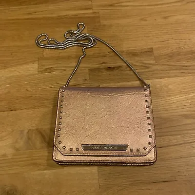 Rebecca Minkoff Cross Body Bag Rose Gold Chain • $15