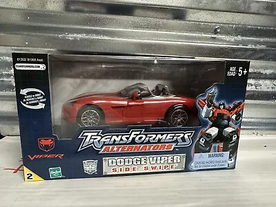 Side Swipe Dodge Viper Transformers Alternators 2003 Hasbro Figure NEW MISB • $30