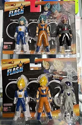 Dragon Ball Super Flash Lot Of 2 Saiyan VegetaGokuFriezaBlue Vegeta & Goku • $30