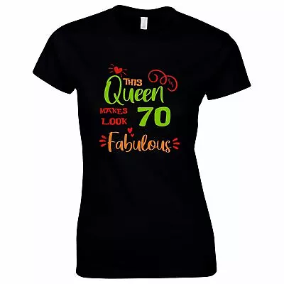 70th Birthday Gifts For Women - Her Fabulous 1952 T Shirt - Gift Ideas • £10.97