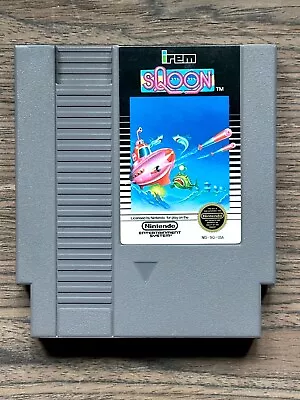 RARE Sqoon Nintendo NES 1985 Irem Authentic 5 Screw Shoot 'em Up UNTESTED • $51.69