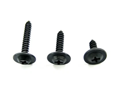 $26.95 • Buy Black #8 Phillips Flat Top Trim Screws- 1/2  To 1  Long- 150 Pcs (50ea)- J#321T