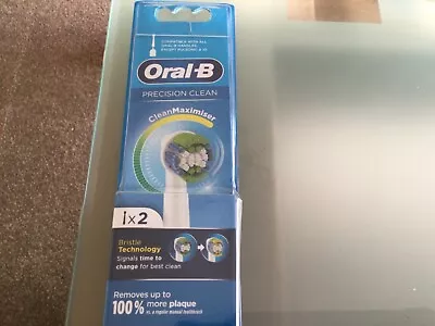 Oral-B Precision Clean Toothbrush Heads 2 Pack • £5.99