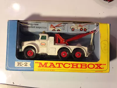 Scammell Heavy Wreck Truck King Size Matchbox Lesney MINT K-2 In Original Box • $49.99