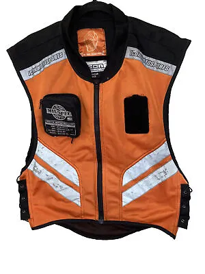 Icon Motorsports Mil-Spec Orange Mesh Vest Size Regular • $11