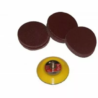 3  Hook & Loop DISC Sanding Pad W/ 10ea (40 80 120 Grit Sandpaper) 31pcs Total • $8.95