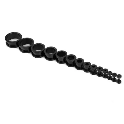 14pcs Steel Ear Tunnel Plug Expander Stretching Kit Set 1.2mm 20mm • £9.98