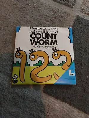 Vintage Mr Men Count Worm Record And Poster • £19.99