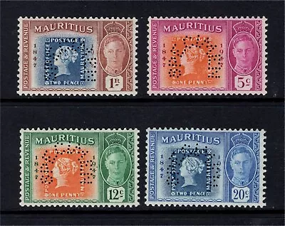 Mauritius GV1 1948 Centenary Set Perf SPECIMEN Unmounted Mint • $26.53