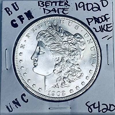 1902 O Bu Gem Morgan Silver Dollar Unc Ms++ U.s. Mint Rare Coin 8420 • $2.25