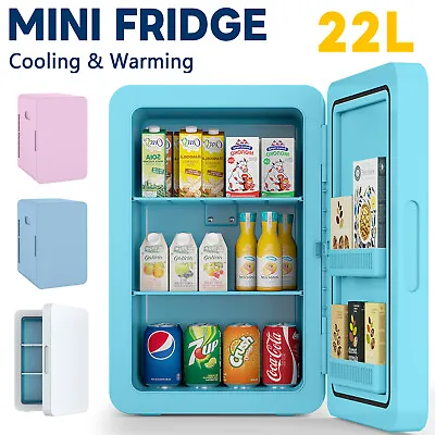 22L Mini Fridge Portable Car Refrigerator AC/DC Powered Cooler And Warmer • $109.90