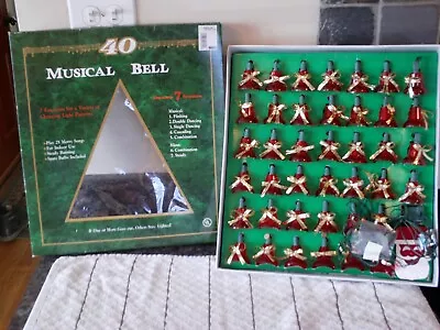 Vintage Montgomery Ward 40 Musical Bell Light Set--New Opened Box • $15