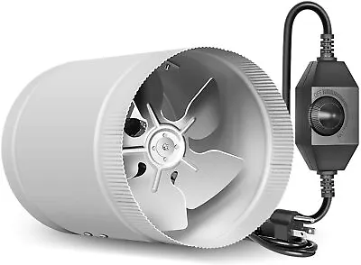 IPower 4/6/8 Inch Ventilation Booster Fan With Speed Controller For Grow Tent • $38.99