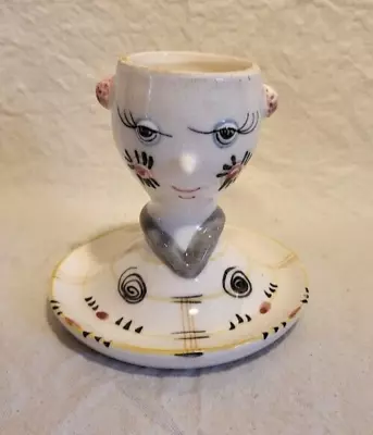 Vntg 1950's Napco Anthropomorphic Lady Egg Cup/Crazing #7967 • $23