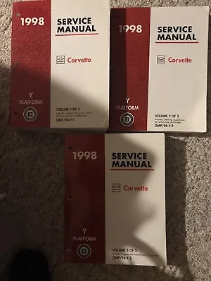 1998 Corvette C5 Factory Service Manuals • $109