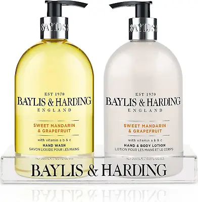 £6.50 • Buy Baylis & Harding Sweet Mandarin & Grapefruit Hand Wash And Lotion Set - Vegan