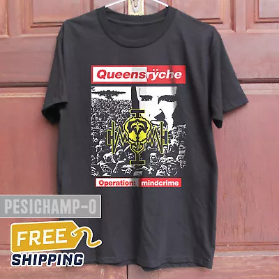 $21.99 • Buy QUEENSRYCHE OPERATION MINDCRIME'88 Black Unisex T-Shirt Size S-3XL Free Shipping