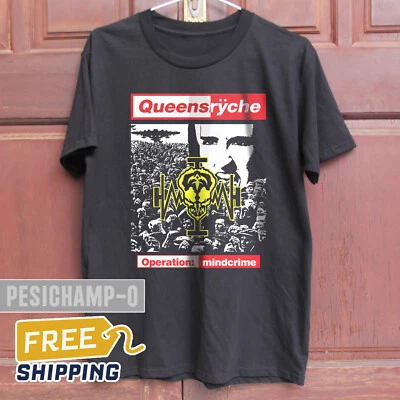 $26.99 • Buy QUEENSRYCHE OPERATION MINDCRIME'88 Black Unisex T-Shirt Size S-5XL Free Shipping
