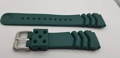 Seiko Diver Watch Band Green Strap SKX007 SKX009 22MM  Z22 4FY8JZ • $12.95