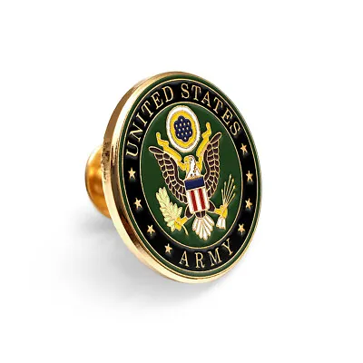 NEW U.S. Army Round Lapel Pin. • $13.99