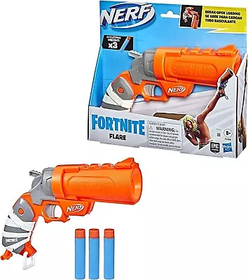 $45 • Buy NERF Fortnite Flare Dart Blaster Break-Open Dart Loading Ages 8+ New Toy Gun