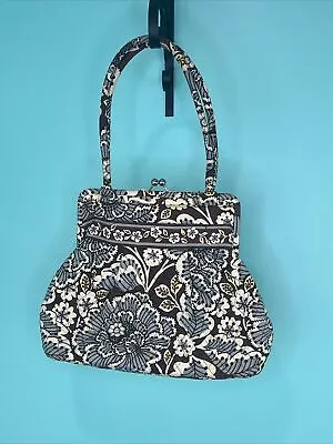 Vera Bradley Slate Blooms Quilted Purse Retired  Pattern Buckle Closure NWOT • $34.95