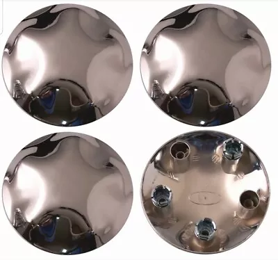 4pcs 1997-2004 Ford Expedition F150 17  Chrome Wheel Center Hub Caps Lug  Covers • $51.99