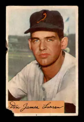 1954 Bowman #101 Don Larsen RC P X2981886 • $11.25