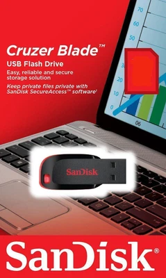 $6.30 • Buy SanDisk Cruzer Blade 16GB USB 2.0 Flash Drive Key Pen Memory Stick SDCZ50 AUS
