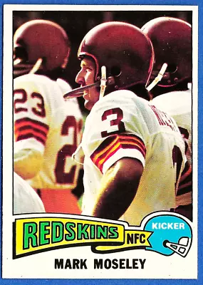 1975 Topps Football Card #364 Mark Moseley (Washington Redskins) .... S00349 • $1.50