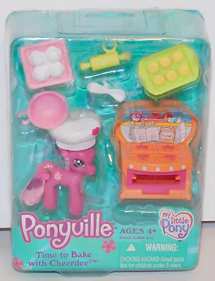 Time To Bake Cheerilee Stove Kitchen & Accessories My Little Pony Ponyville NEW • $19.95
