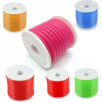 1Roll 16 Ft Multi-Color Silicone RC Nitro Fuel Line Tubing D5.2xø2.5 NEW • $12.99