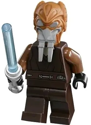Lego Star Wars - Plo Koon Jedi - Rare Dark Tan Shirt - 75045 - 2014 • £37.99