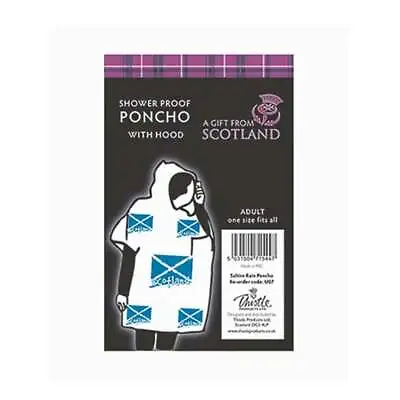 Thistle Products Ltd Saltire Rain Poncho U07 • £3