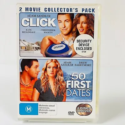 $10 • Buy Click / 50 First Dates DVD Adam Sandler Comedy Region 4