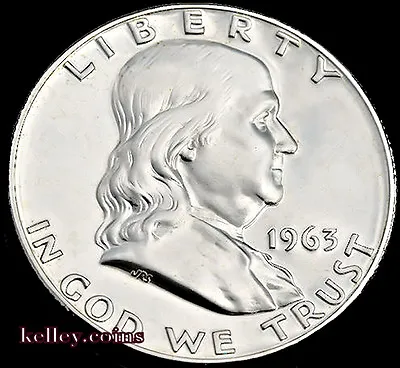 1963-D 50C Franklin Silver Half Dollar BU ~Last Mint Year~ • $21.90