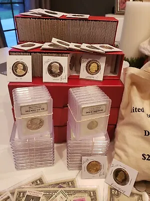 Estate Sale Find Old Us Coins Gold .999 Silver Bars Bullion Rare U.s. Bills • $54.99