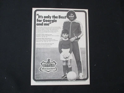 £2.99 • Buy GEORGE BEST - Manchester United: 1970s Football Magazine Advert - STYLO Boots