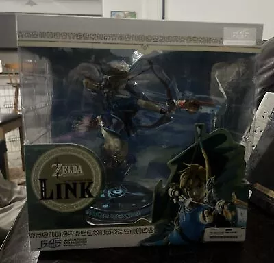 Legend Of Zelda Breath The Wild LINK First 4 Figures 10  PVC Painted Statue • $100