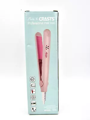 Pure X CRASTS 9105 Mini Travel Size Hair Straightener Flat Iron (Pink) - NEW • $11.66