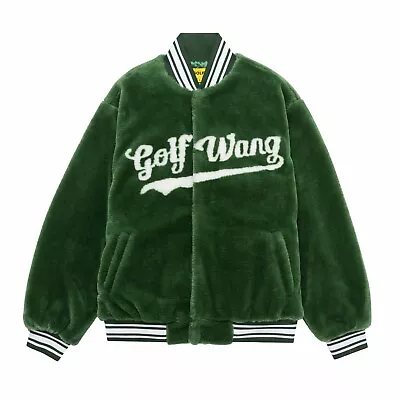 Script Fur Baseball Jacket By GOLFWANG • $250